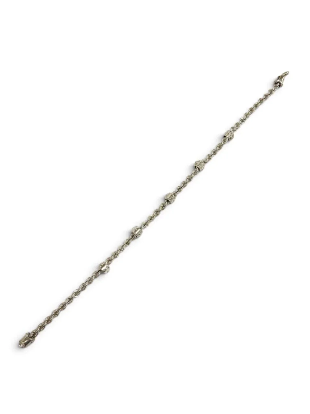 Louis Vuitton Necklace LV Rope Monogram Silver